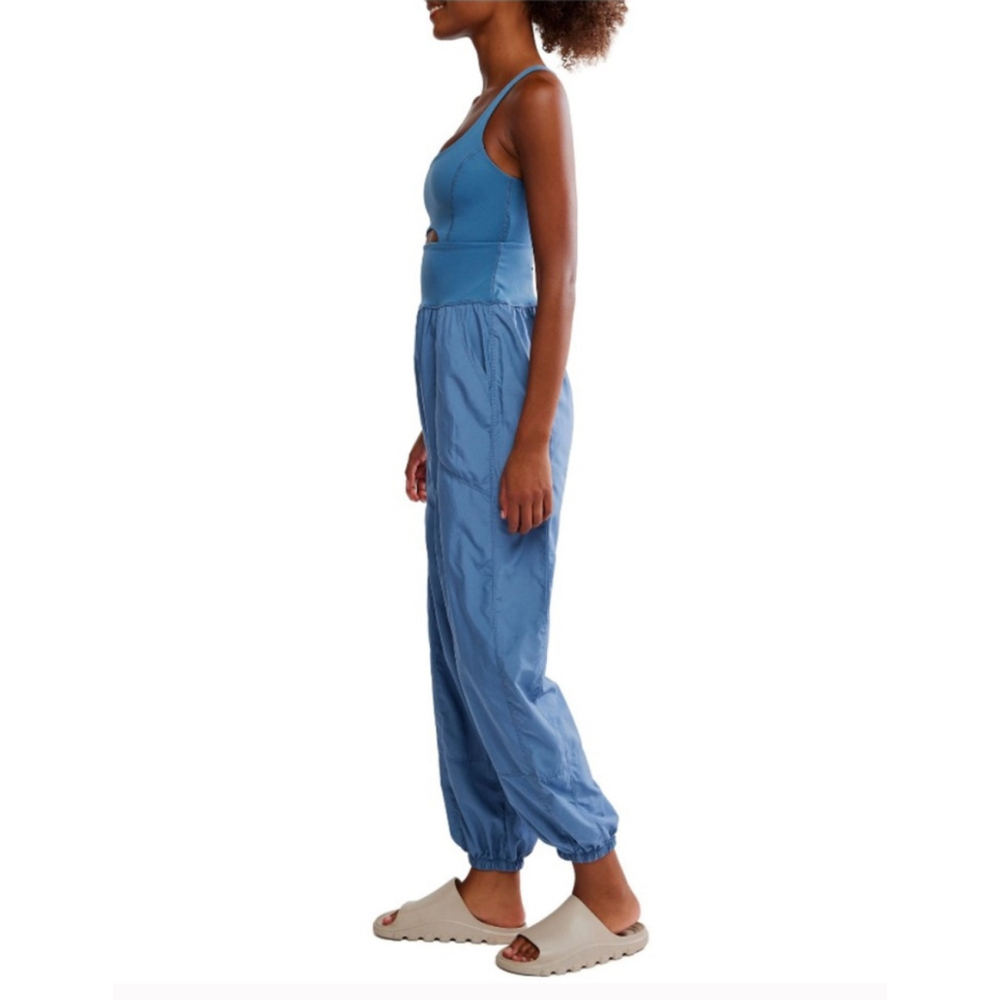 Free People Movement Blue Jumpsuit XL - Picture 5 of 5